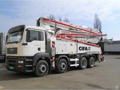 Аренда автобетононасоса стрела 23 м на базе Foton