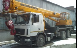 Аренда Автокрана Ивановец 25 тонн