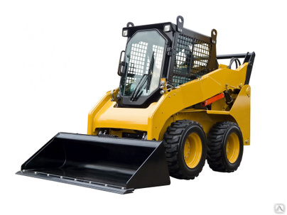 Аренда колесного мини-погрузчика Bobcat S450 Щетка с бункером