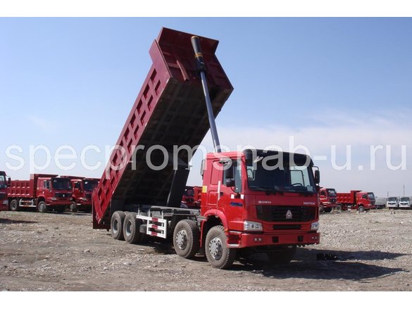 Четырехосный самосвал 30т хово камаз самосвал груз