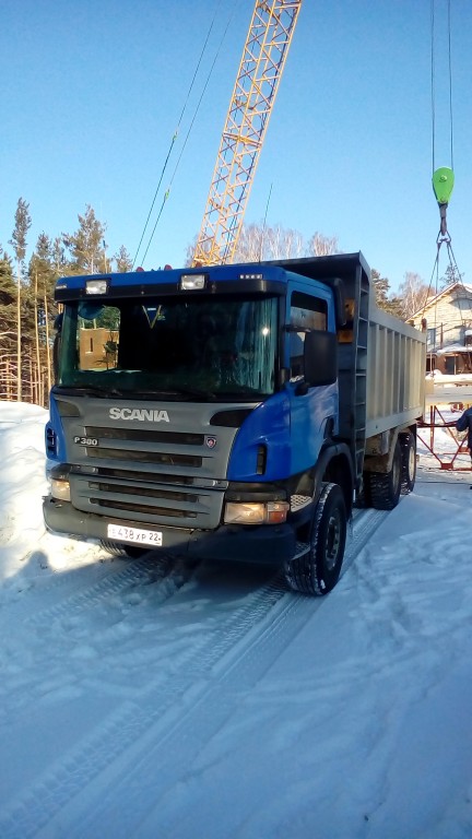 Услуги самосвала SCANIA 25т