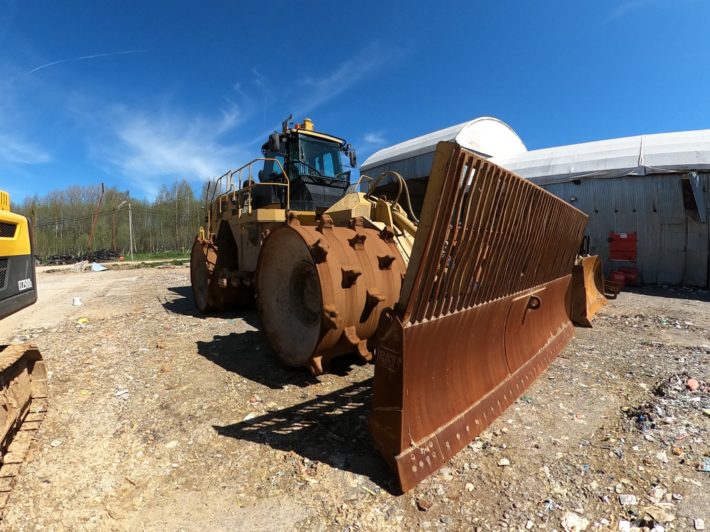 Уплотнитель отходов caterpillar 836k