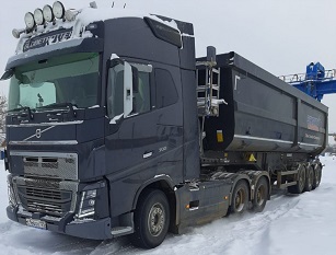 Услуги самосвального полуприцепа
