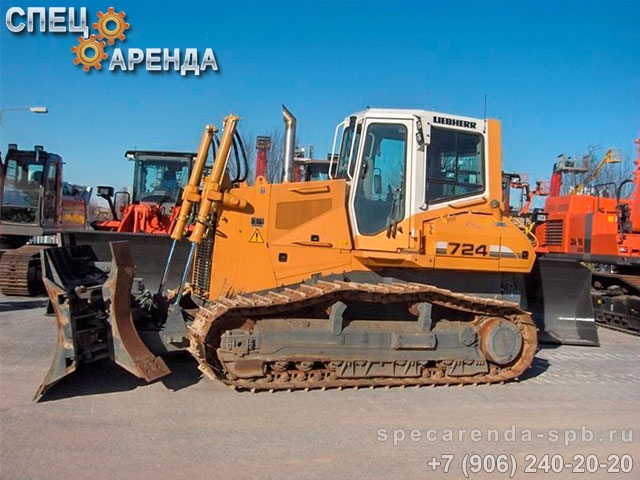 Аренда бульдозера  Liebherr PR 724