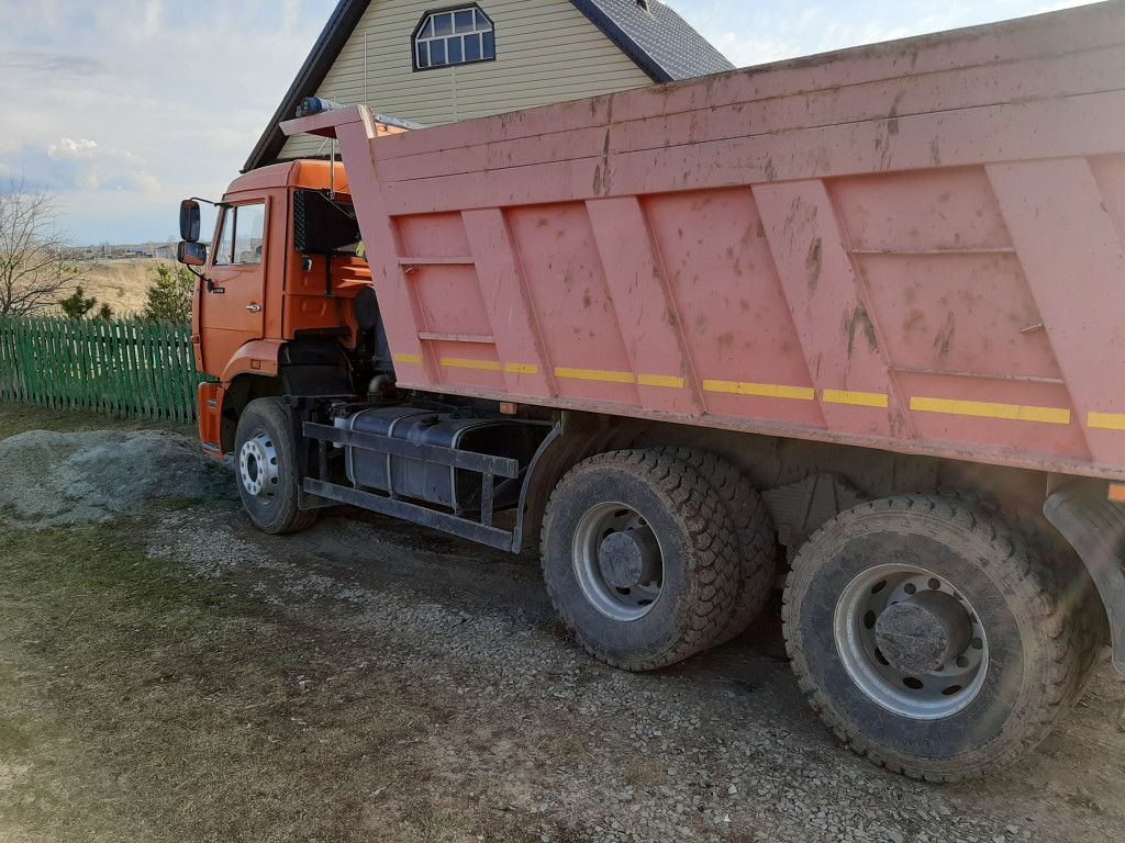 Услуги самосвала камаз 6520. Песок, щебень.