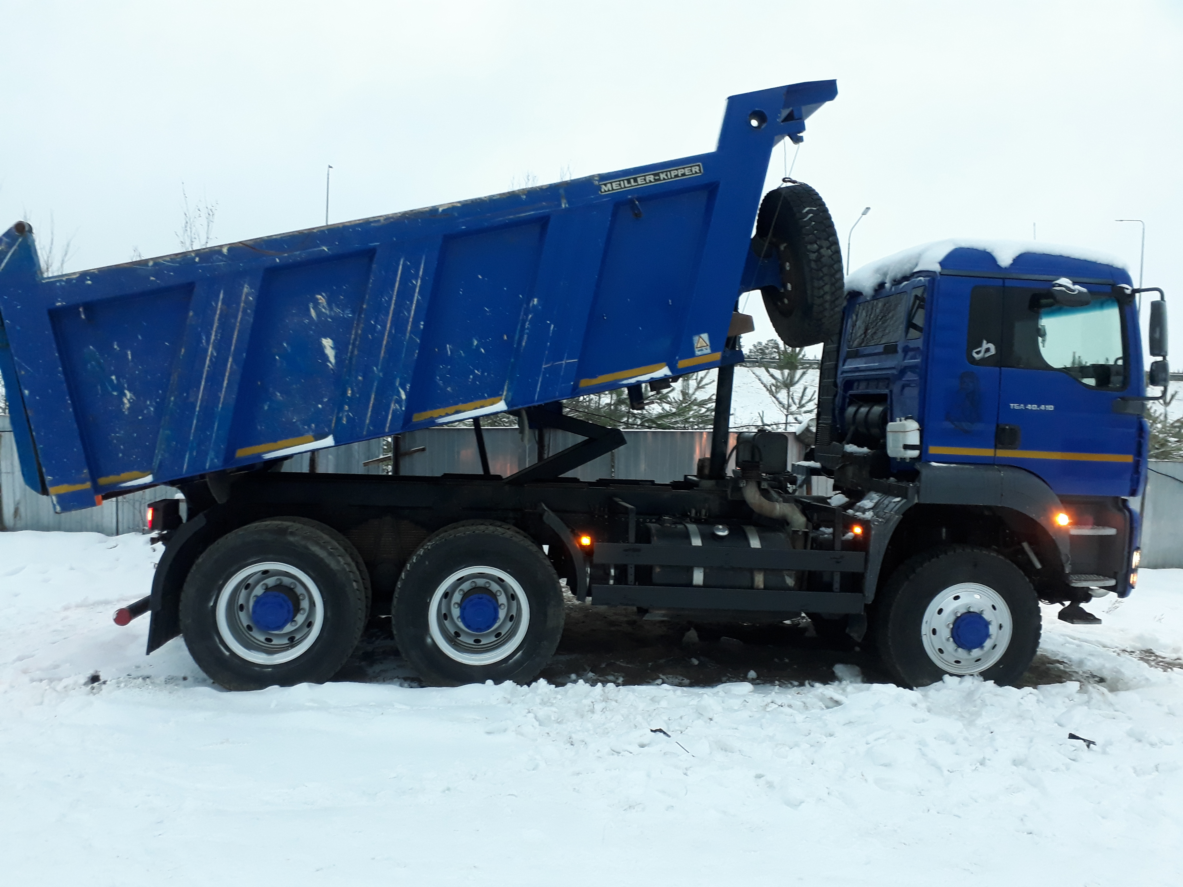 Работа самосвала