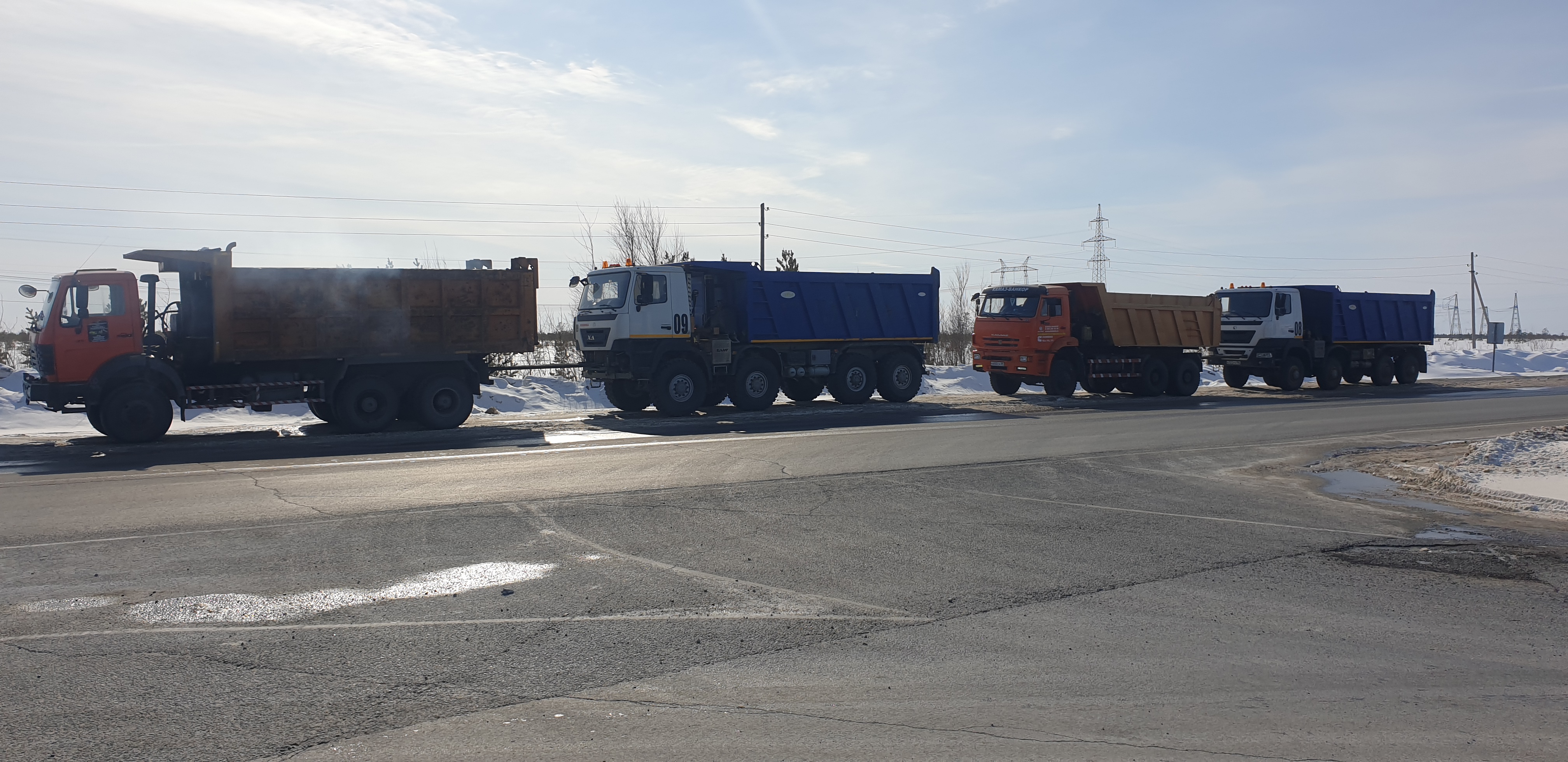 Грузоперевозки на самосвале