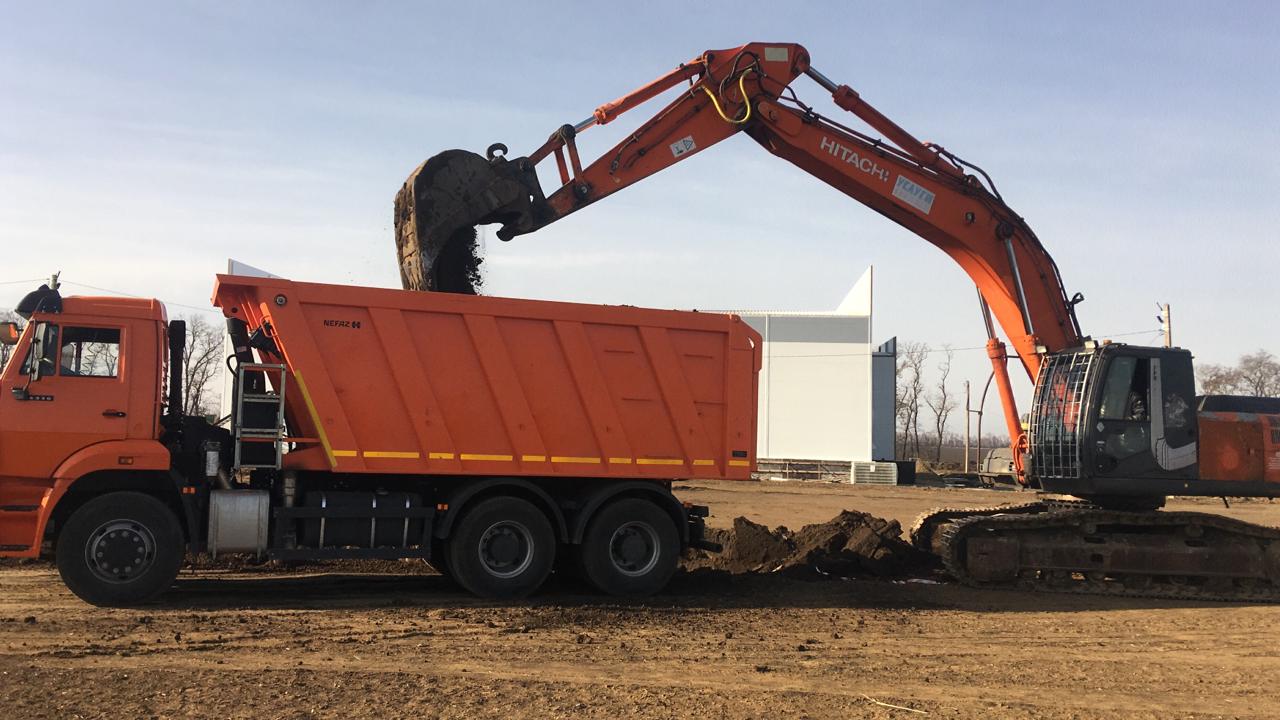 Аренда самосвалов. Перевозка 20 кубов.