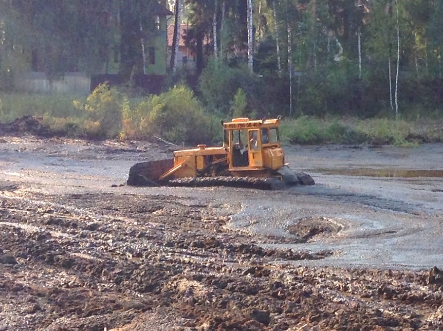 Услуги бульдозера, вес 13 тонн, лебедка