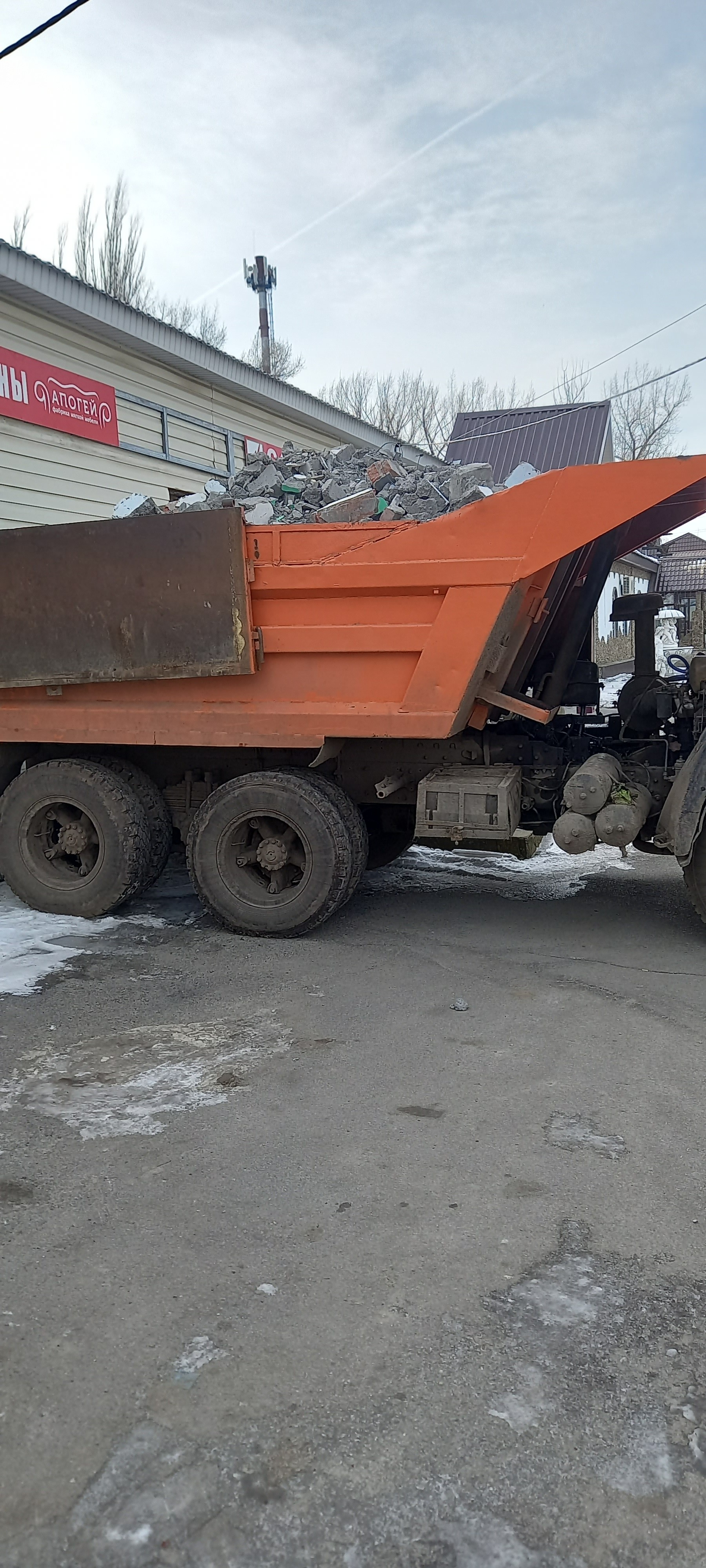 Услуги самосвала