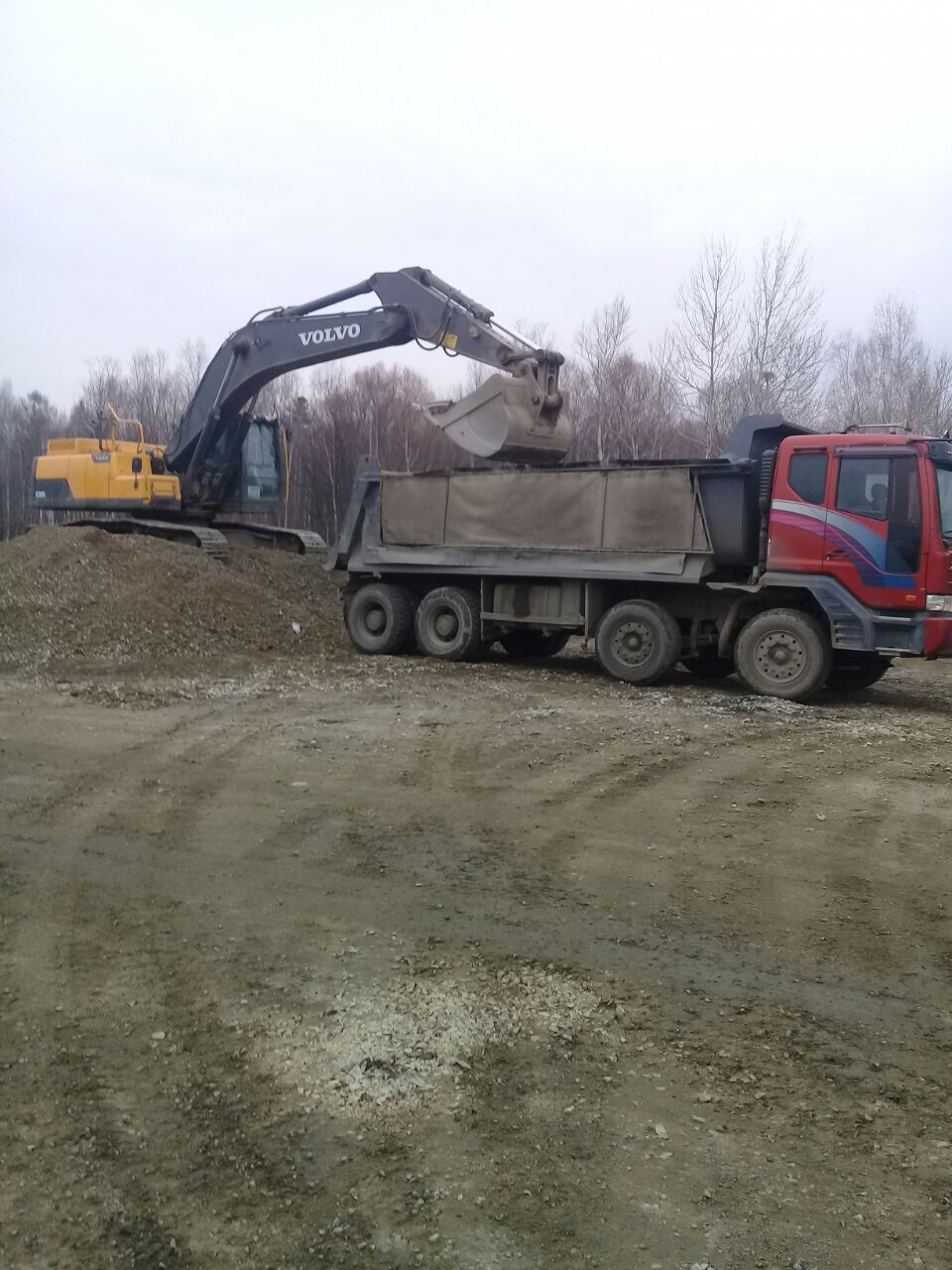 Услуги самосвала