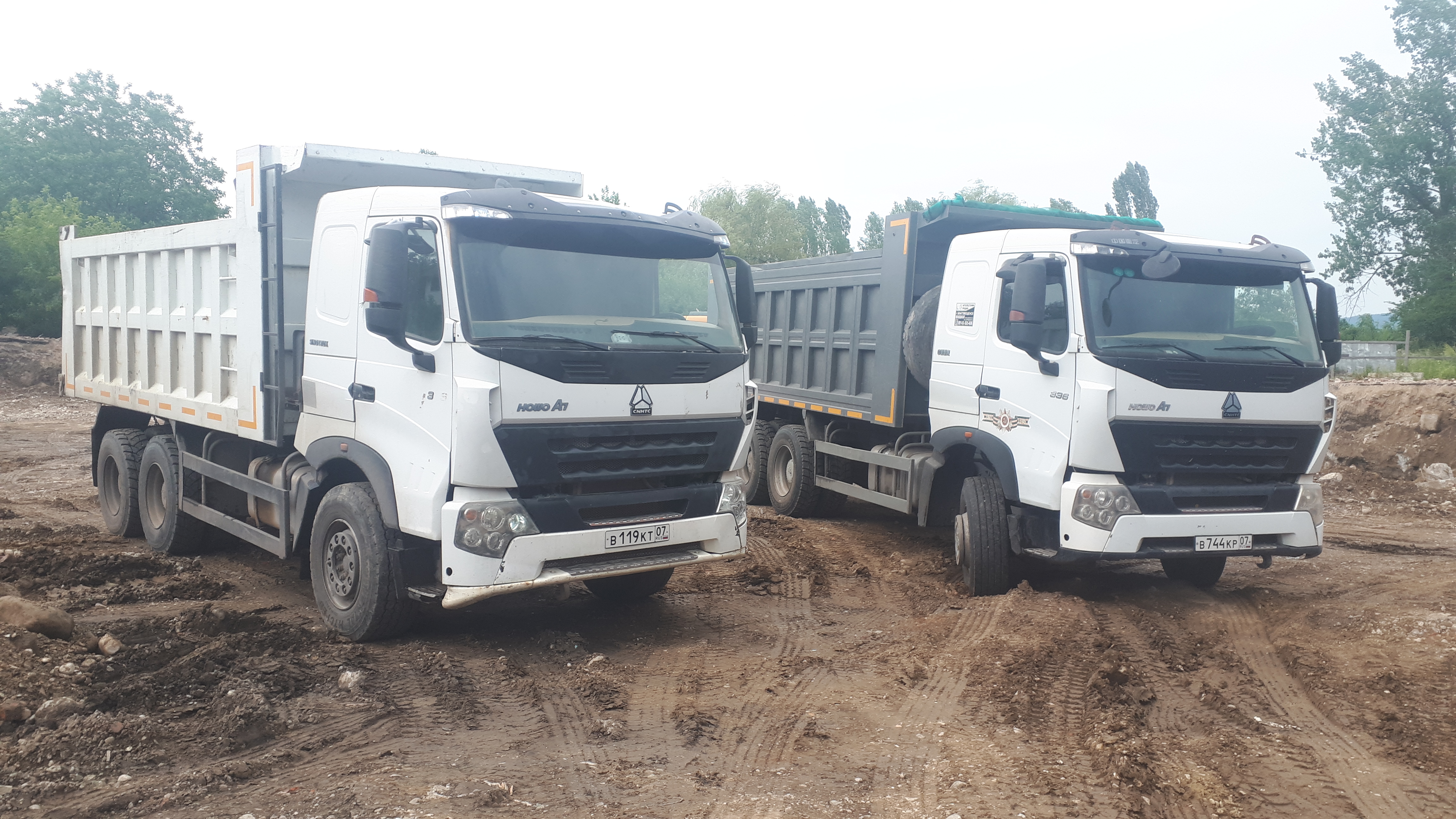 Услуги самосвала Нальчик. Перевозка 20 кубов.