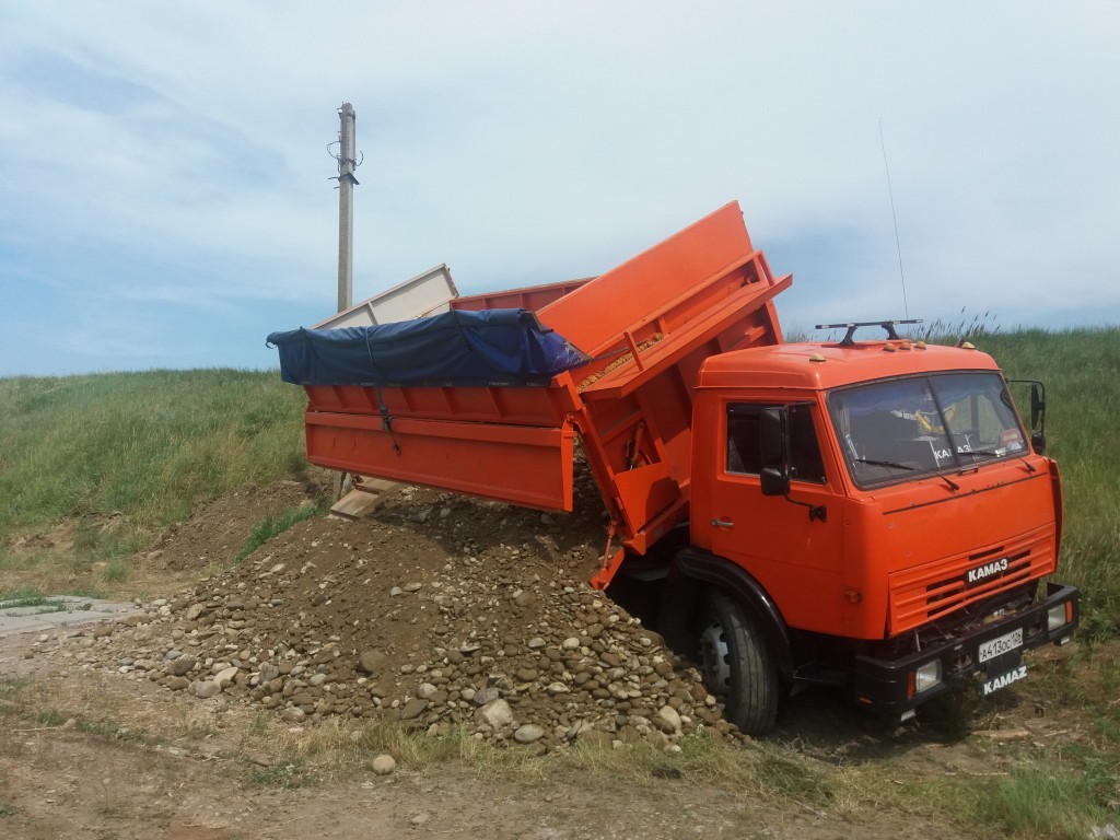 Доставка инертных материалов