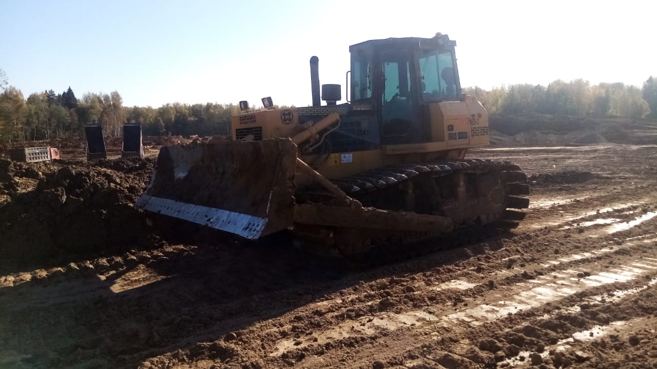 Бульдозер болотоход в аренду