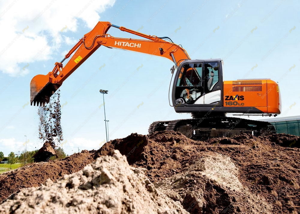 Аренда гусеничного экскаватора Hitachi EX160LC