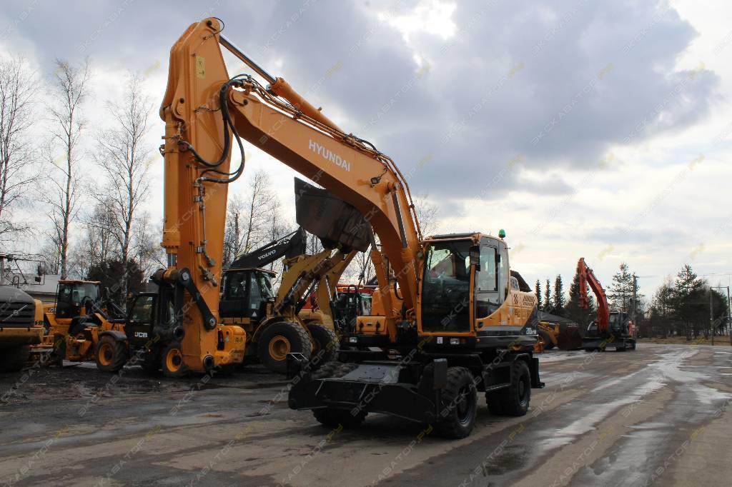 Аренда колесного экскаватора Hyundai R210W-9S