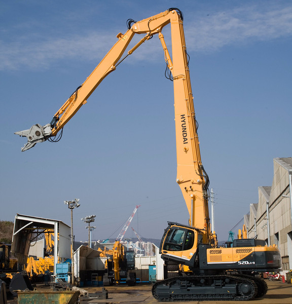 Аренда экскаватора-разрушителя, спецтехники