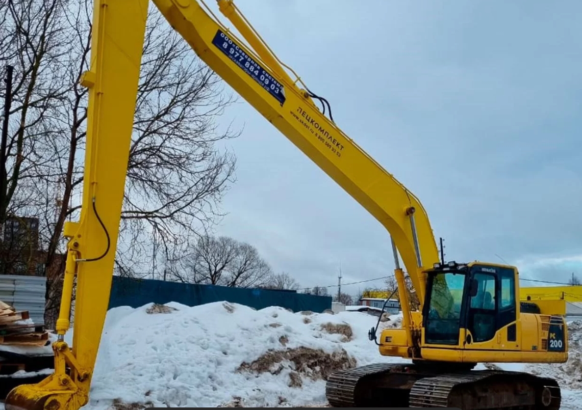 Аренда длиннорукого экскаватора 16 м