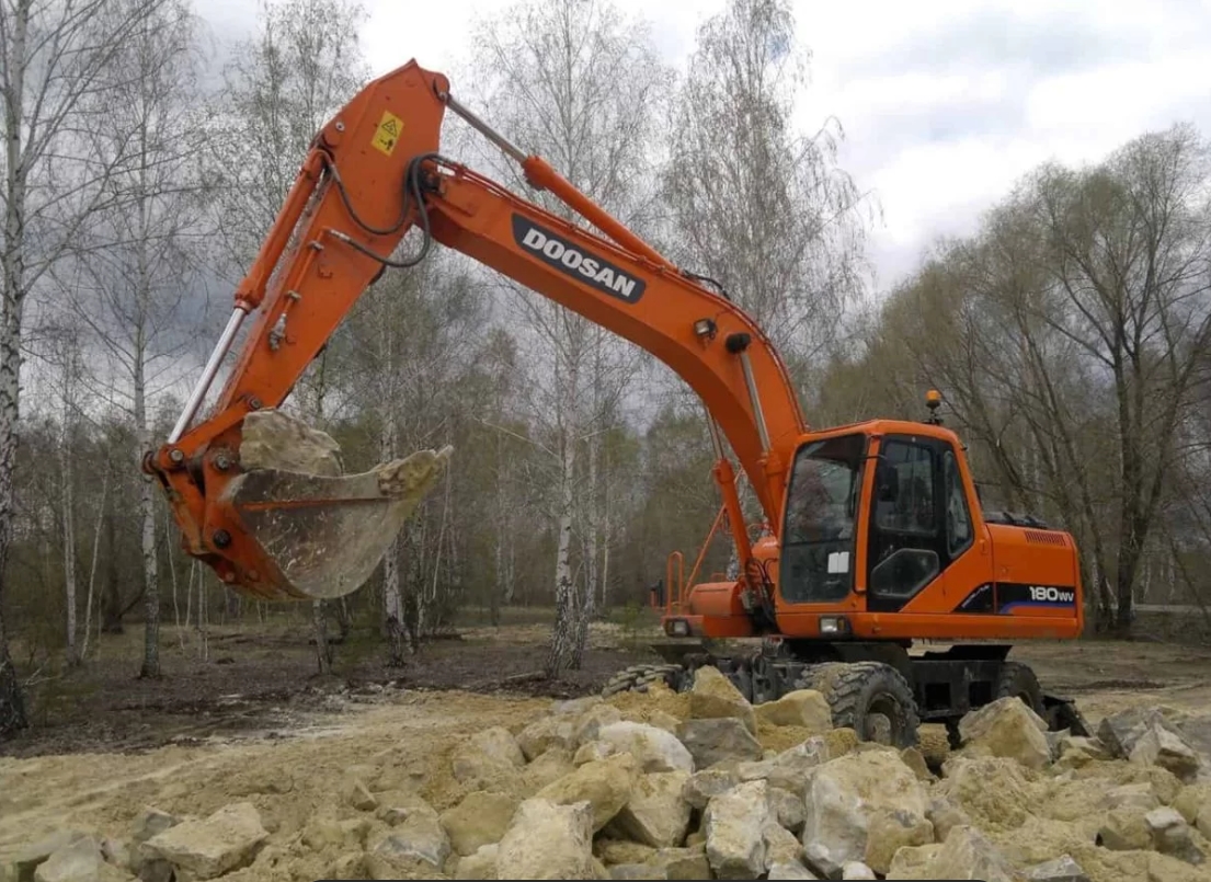 Аренда полноповоротного экскаватора