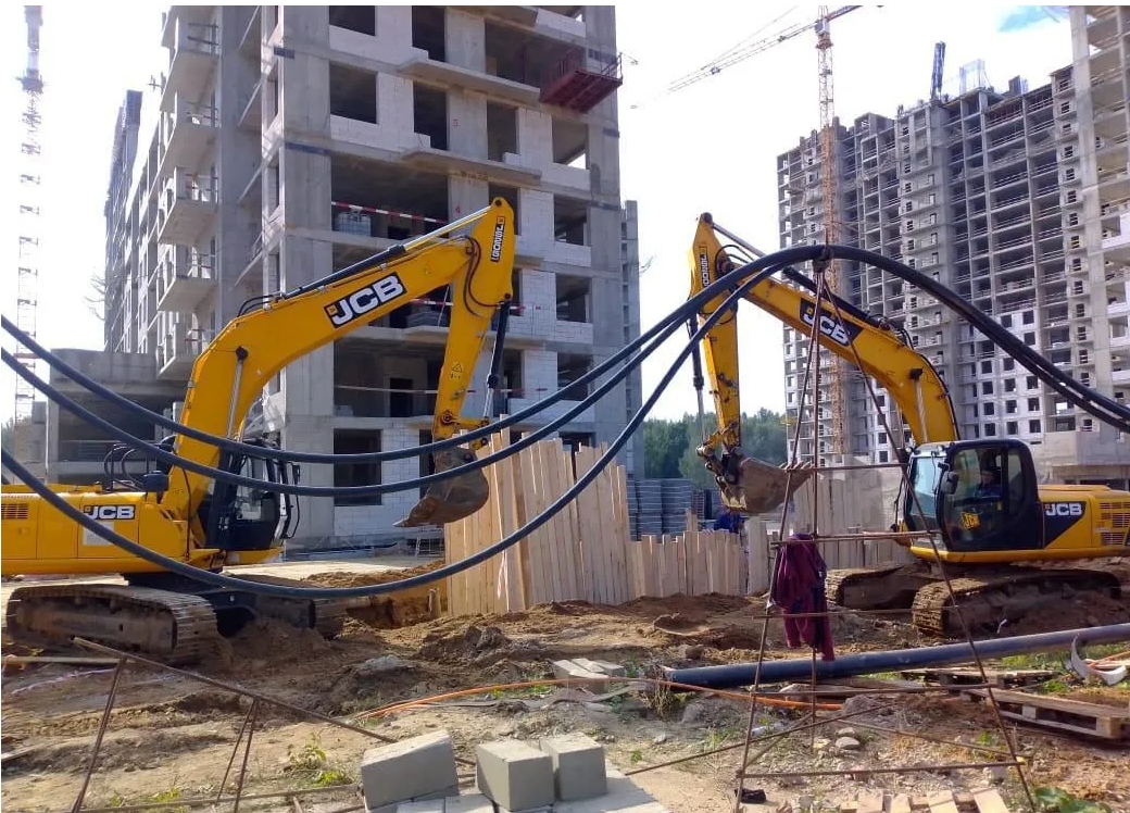 Аренда гусеничного экскаватора габарит/негабарит