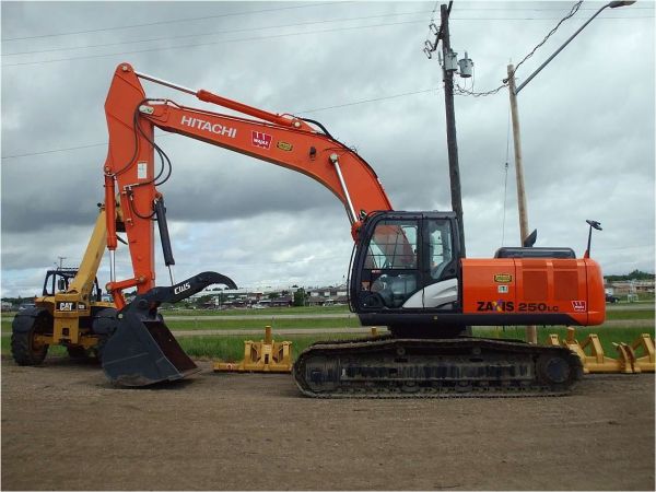 Строительный экскаватор в аренду