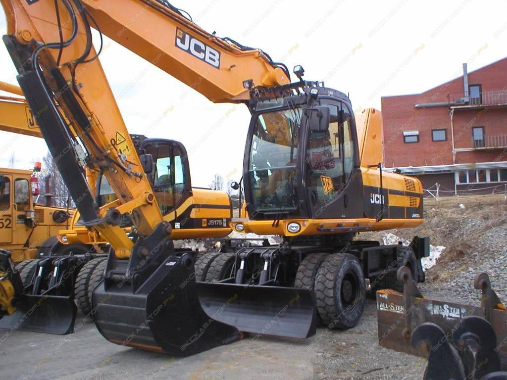 Аренда колесного экскаватора JCB JS 200W