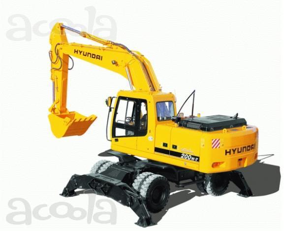 Колёсный экскаватор HYUNDAI R 200W-7