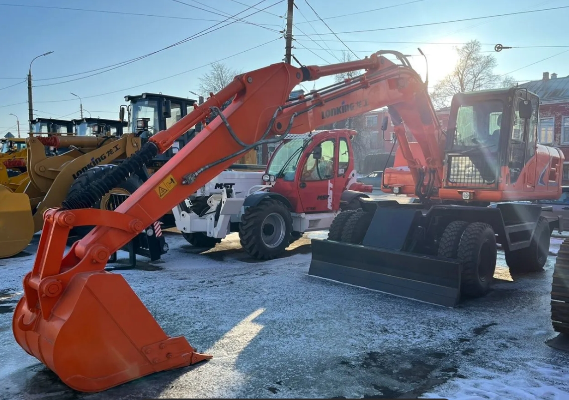 Аренда колесный экскаватор