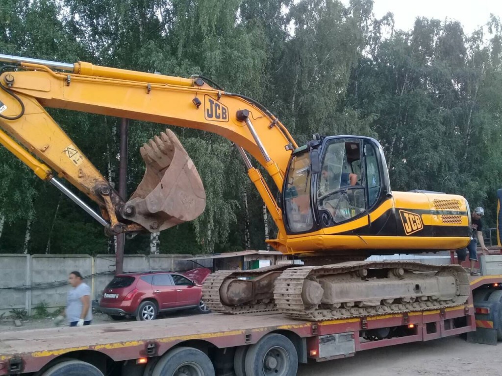 Аренда экскаватора, услуги спецтехники