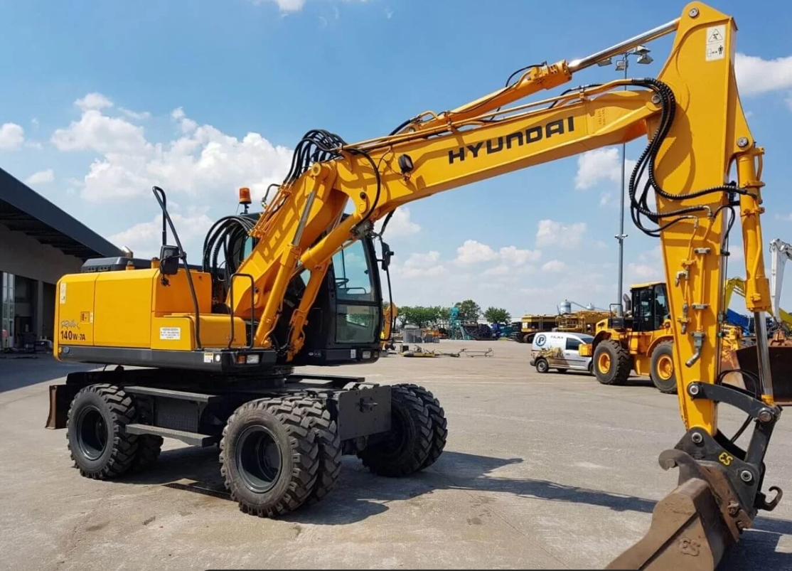 Аренда колесного экскаватора полноповоротного