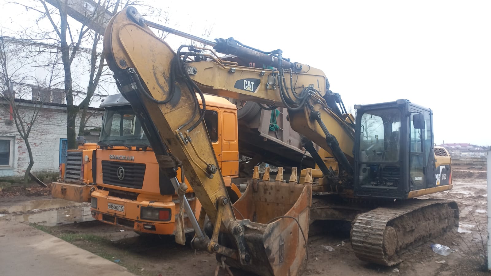 Экскаватор полноповоротный/Гидроножницы. Демонтаж