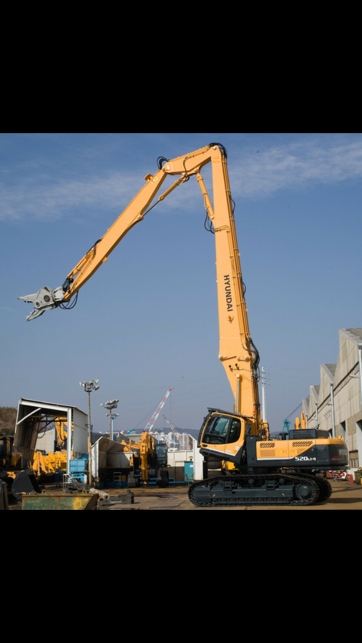 Экскаватор Хендай 520 ссо стрелой 32 метра