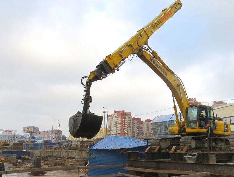 Komatsu PC300 с грейфером