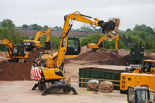 Аренда гусеничного экскаватора с грейфером