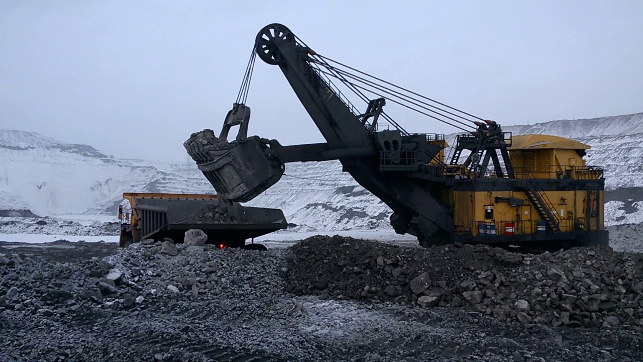 Экскаватор вскрышный. Карьерный экскаватор аренда