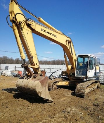 Аренда экскаватора гусеничный и колёсный