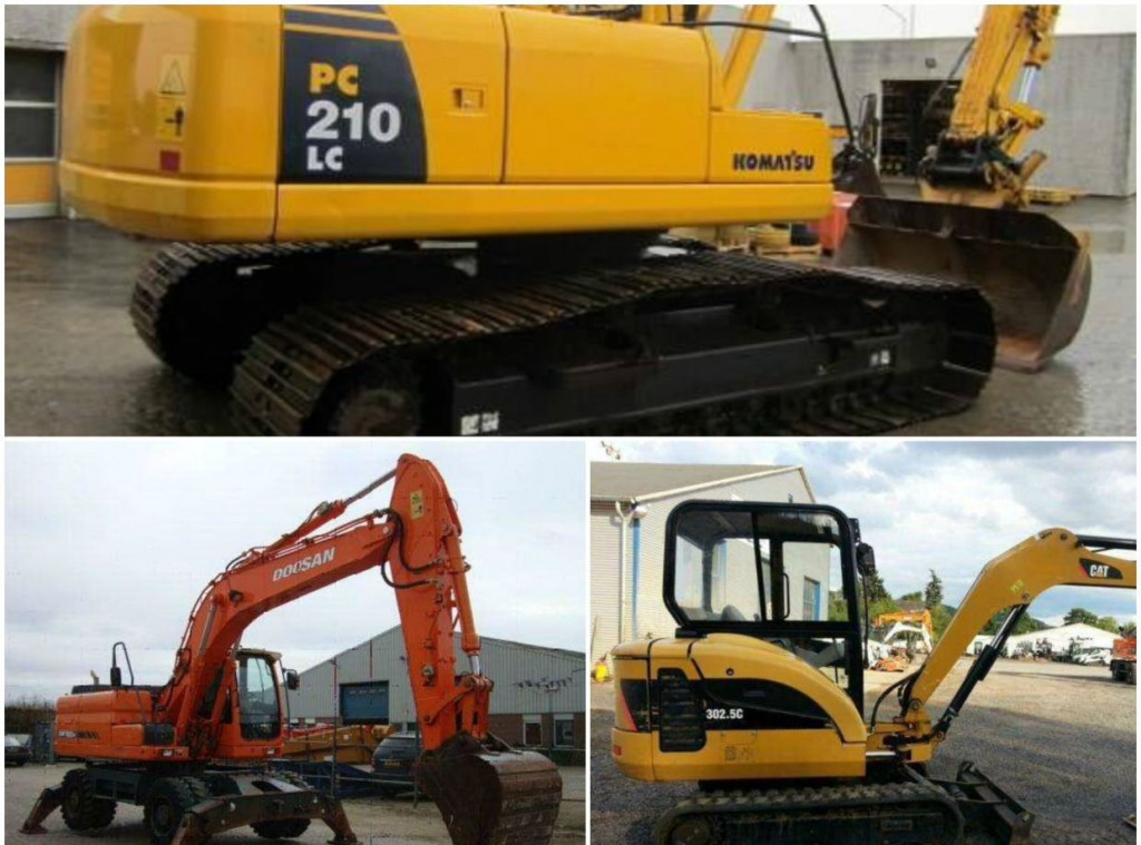 Услуги экскаватора Досан