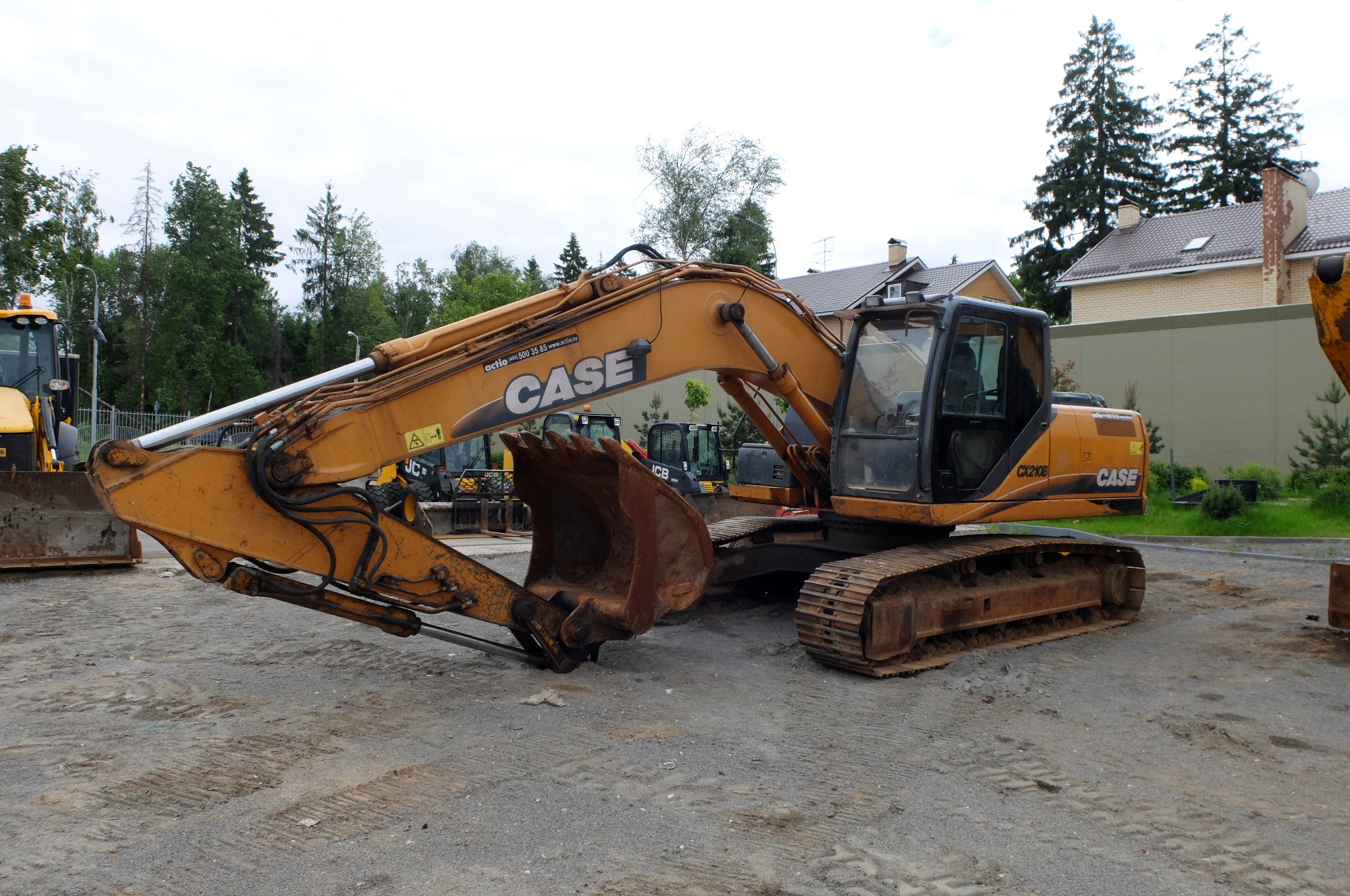 Аренда экскаватора Case CX210B