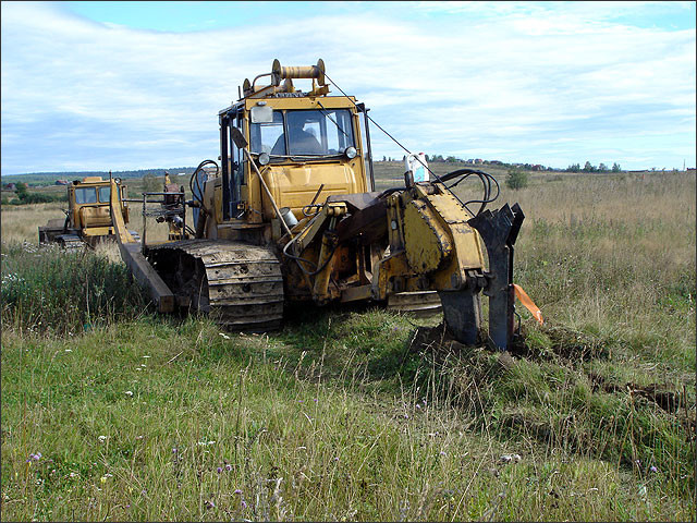 Аренда бульдозера с кабелеукладчиком