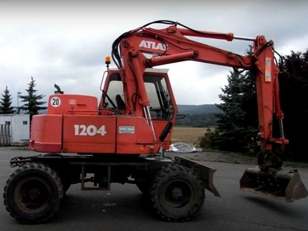 Аренда колесного экскаватора Atlas 1204