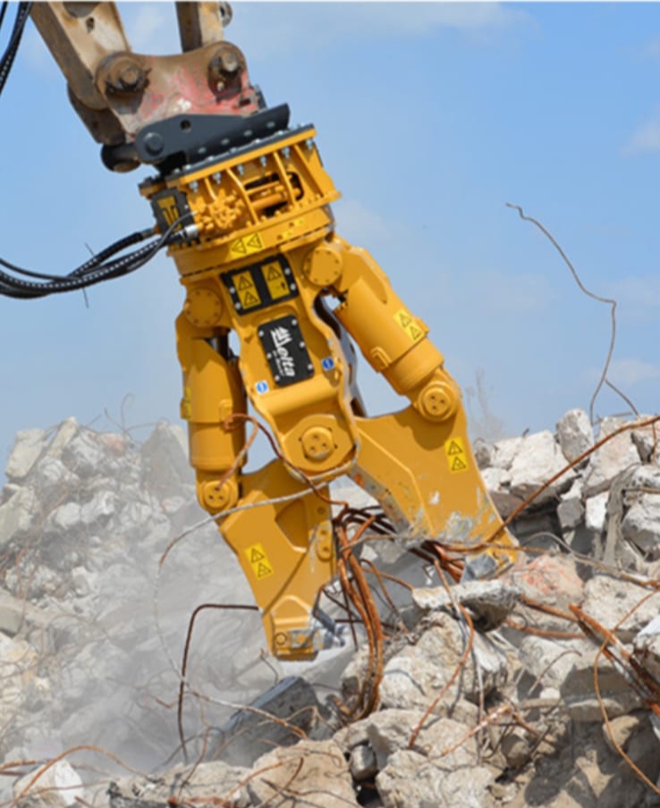 Услуги экскаватора- бетонолома