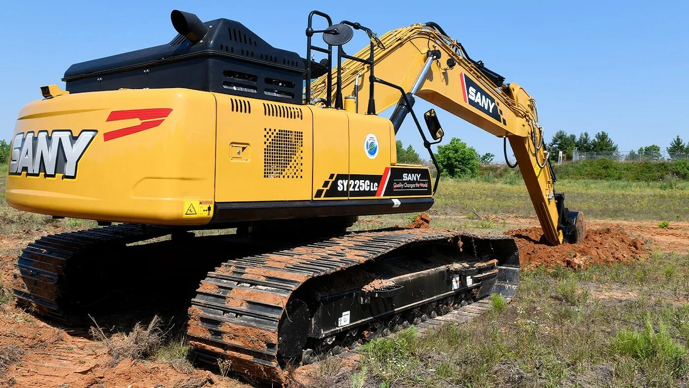 Аренда гусеничного экскаватора.