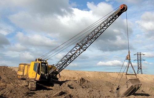 Аренда драглайна, большой парк техники