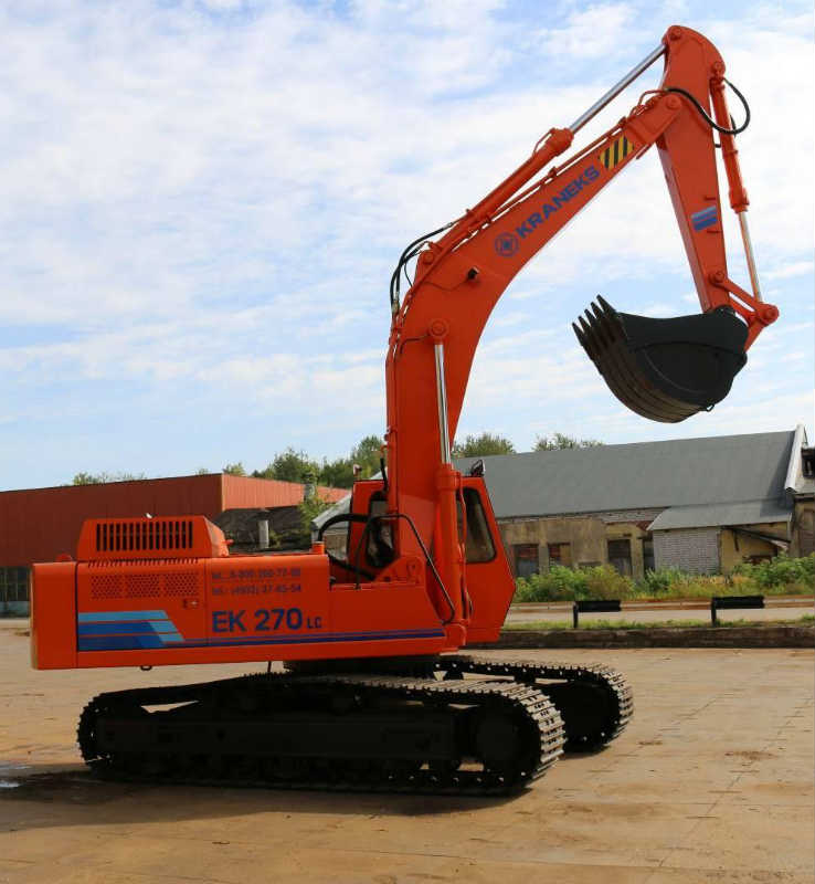 Аренда экскаватора. Высокая мощность рытья