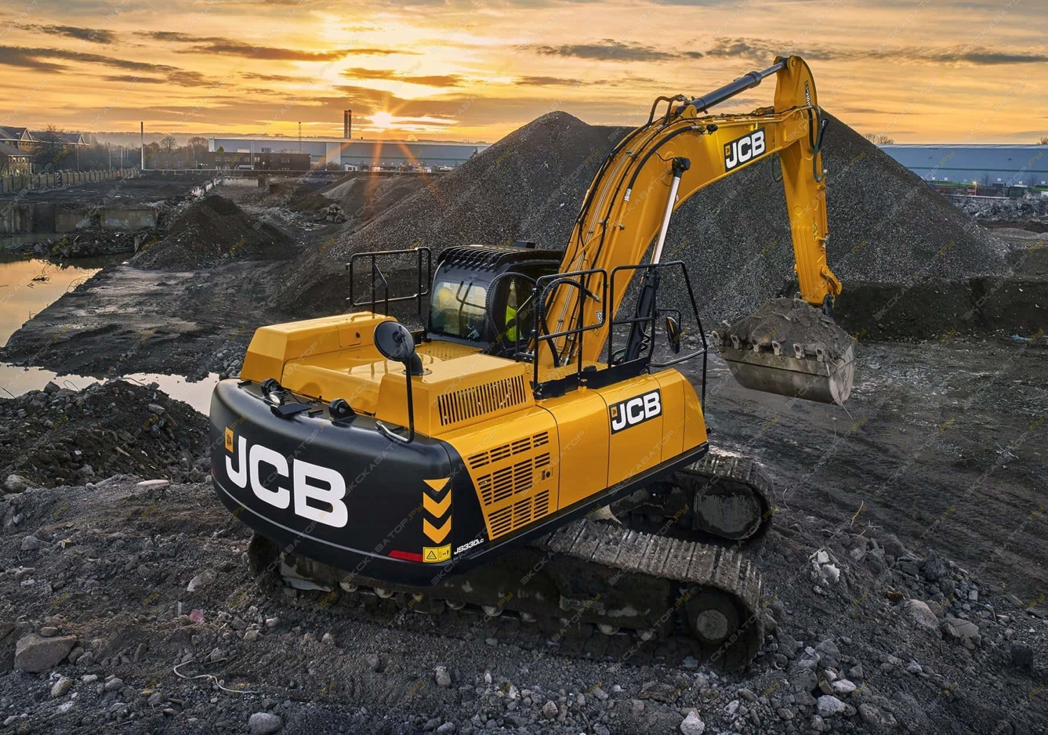 Аренда гусеничного экскаватора JCB JS 330LC
