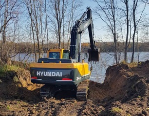Экскаватор (габарит) гусеничный СПб. и Лен.область
