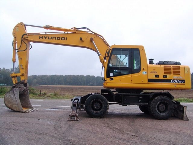 Аренда колесного Экскаватора Hyundai Robex 200 w7