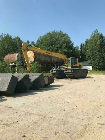 Экскаватор-амфибия в аренду
