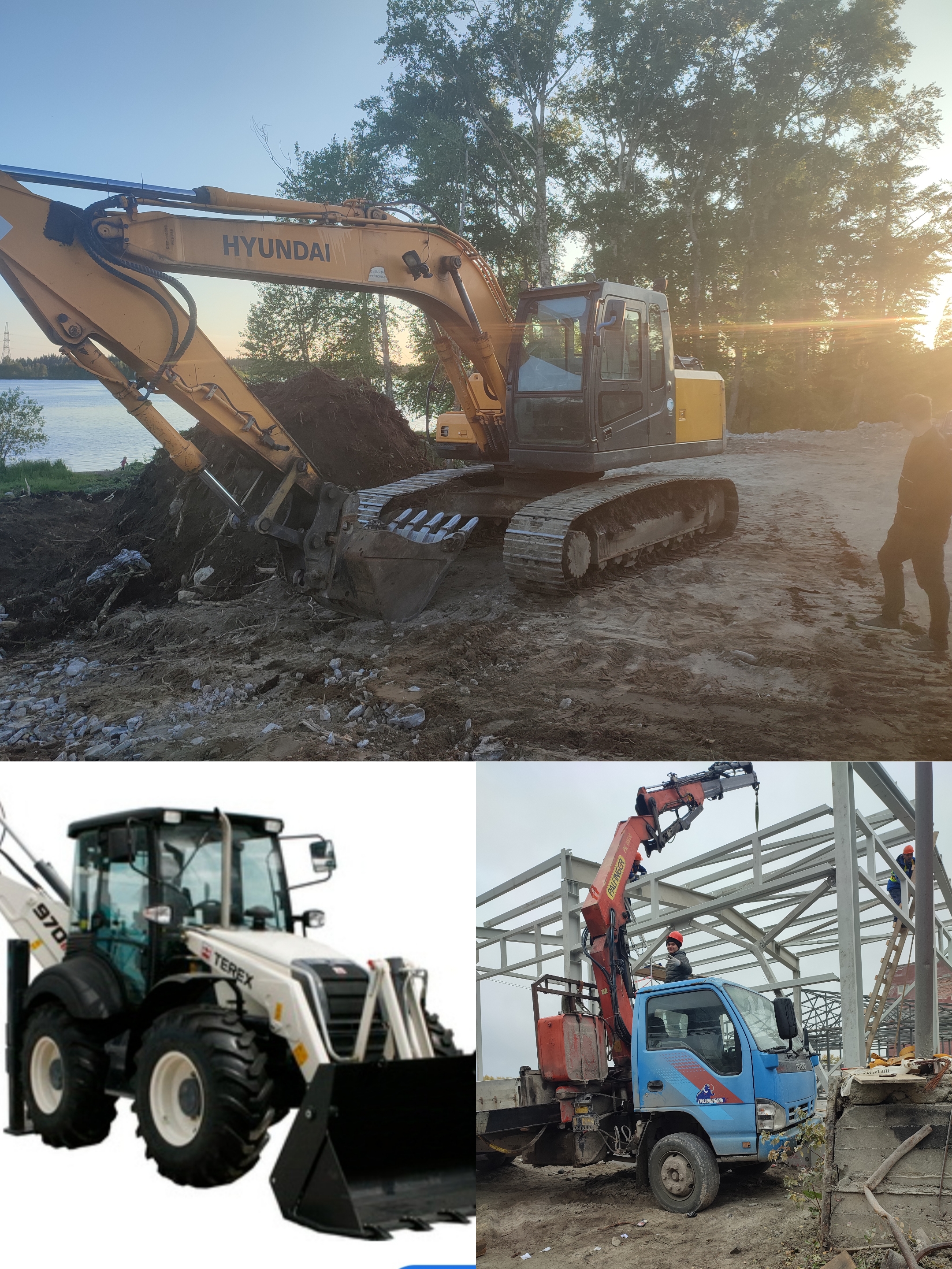 Экскаваторы Спецтехника в аренду с водителем