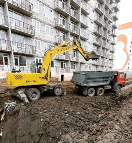 Услуги разрабатывания породы грунта | Аренда